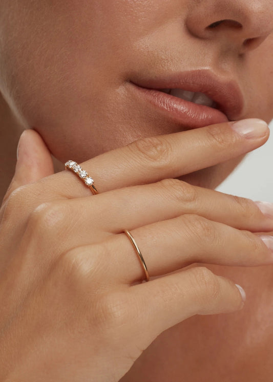 Plain Slim Wedding Band