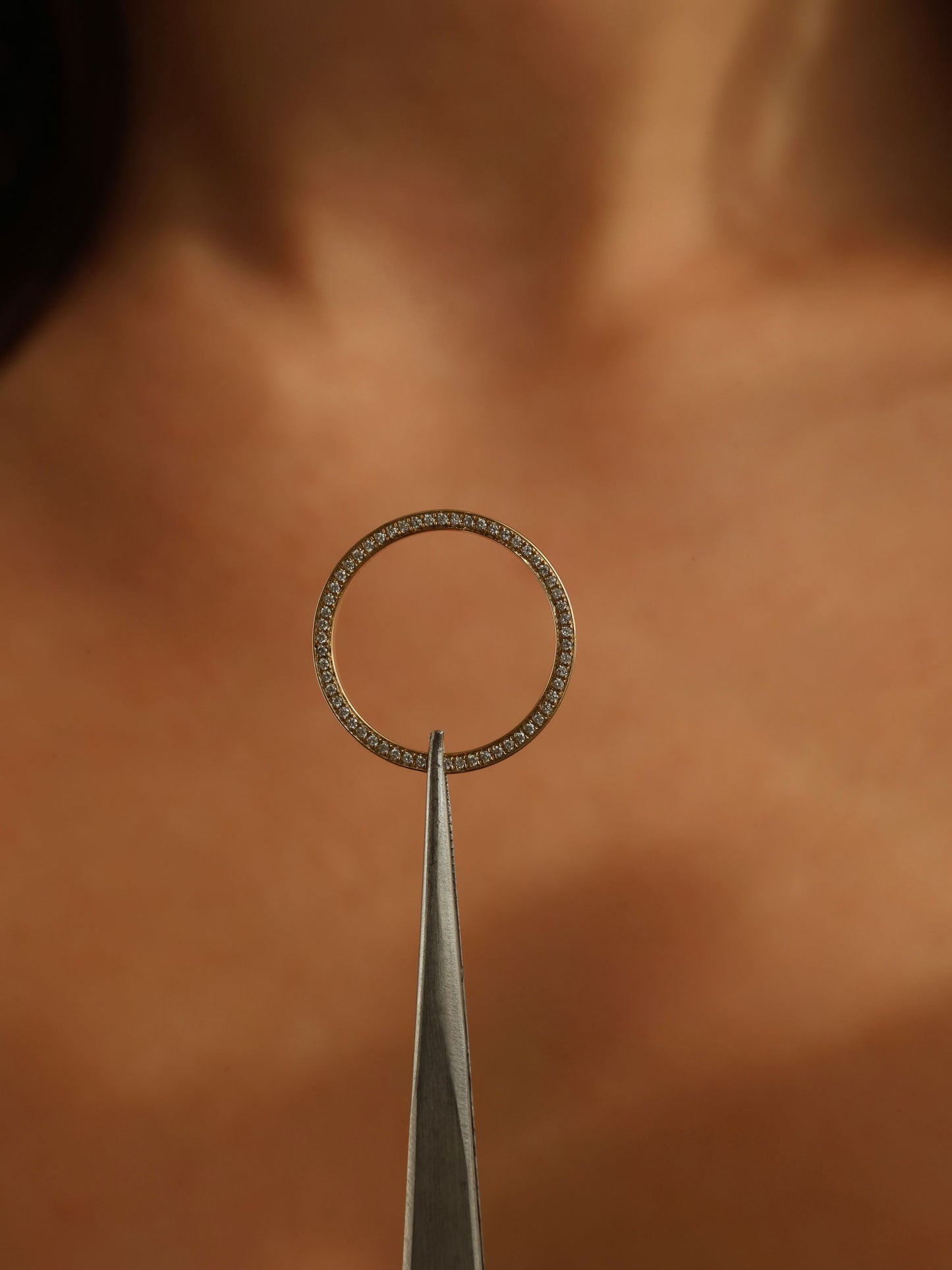 0.4 TCW Round CVD Diamond Double Edge Pave Wedding Band