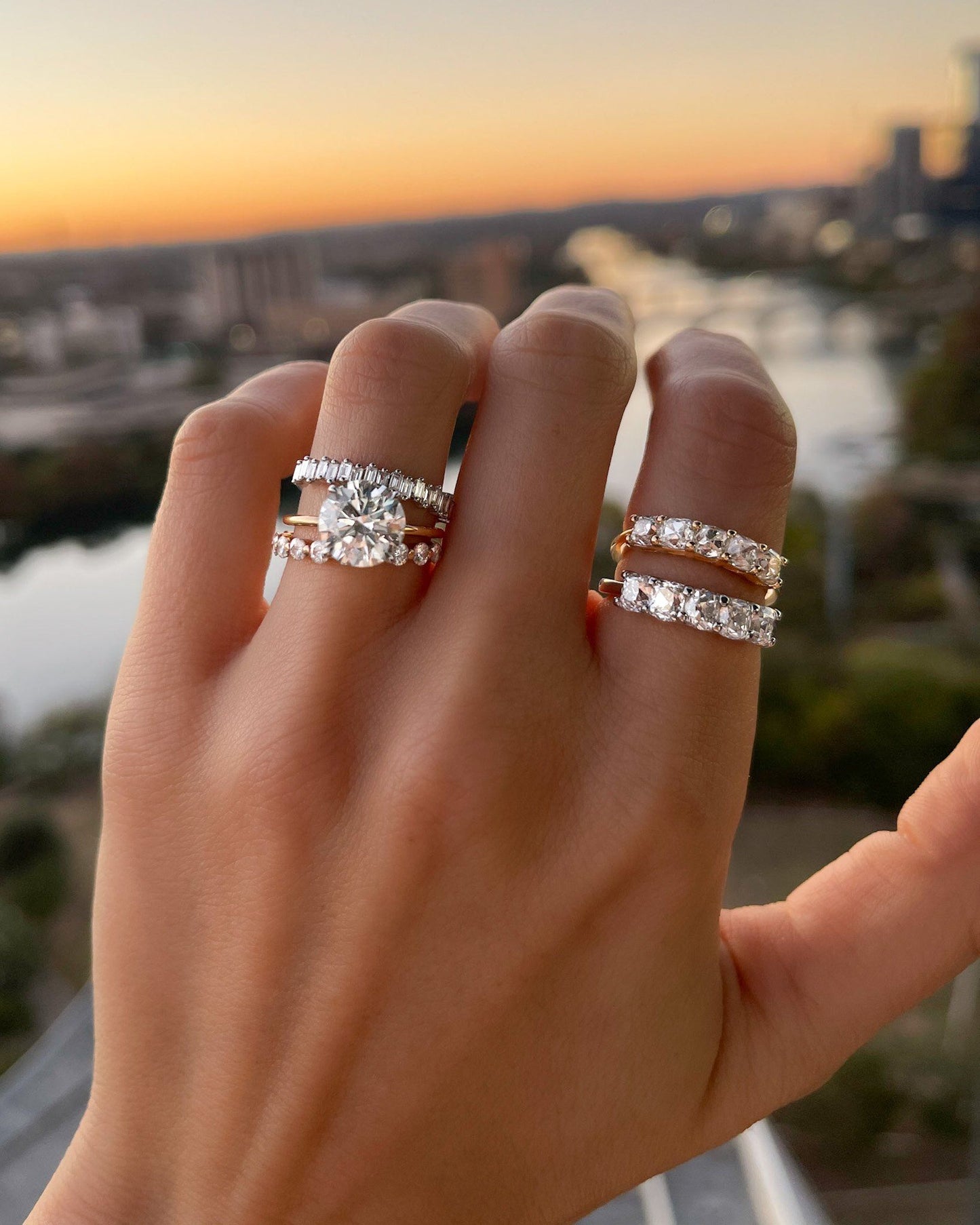 2 CT - 4 CT Round Cut Lab grown Diamond Solitaire Engagement Ring