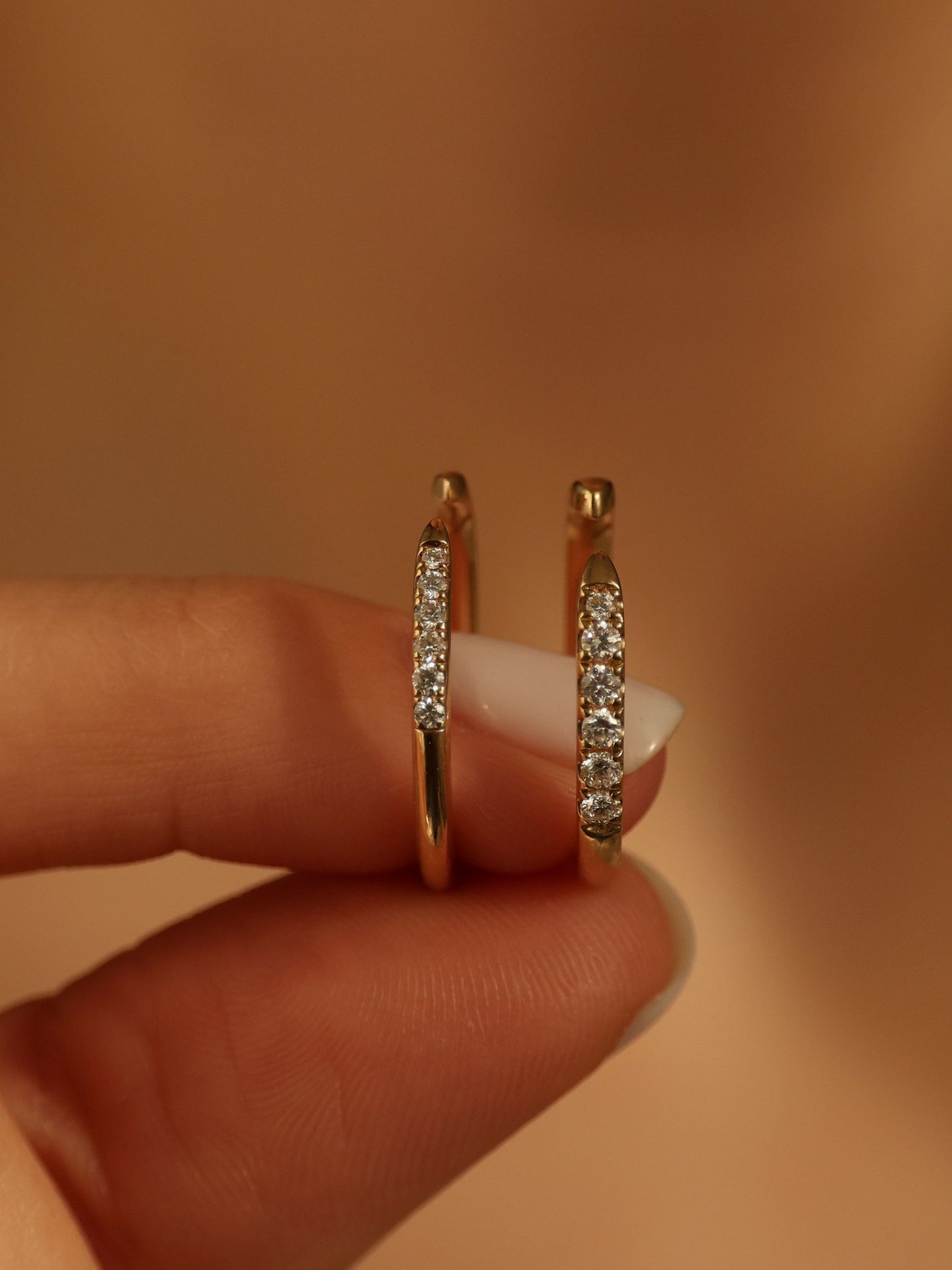 0.36 TCW Round CVD Diamond Pave Open Wedding Band