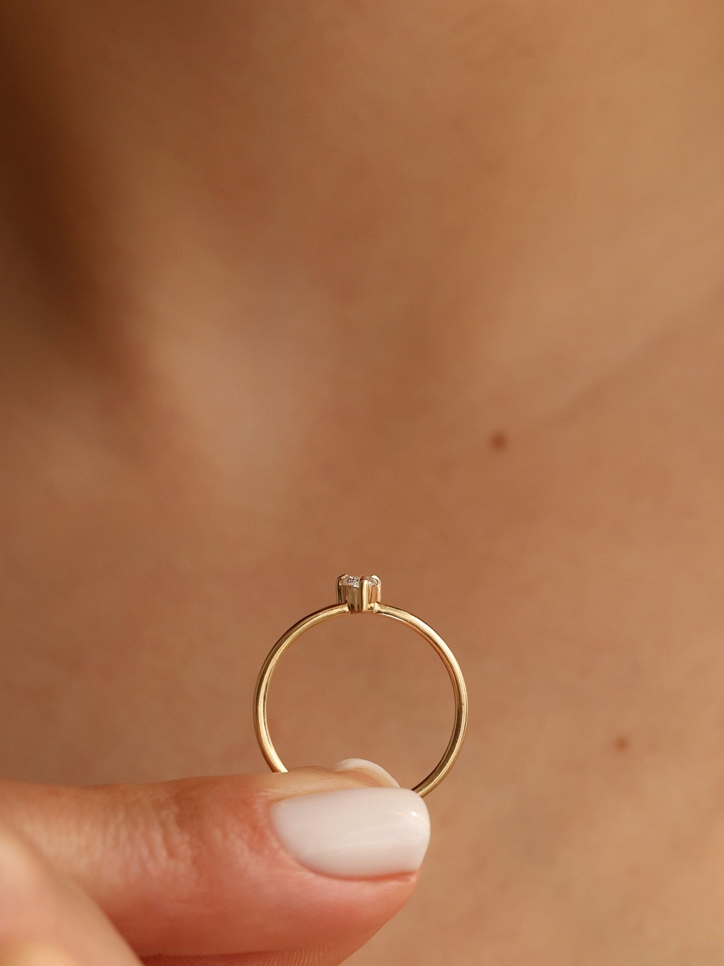 0.20 CT - 2.20 CT Pear Cut Lab grown Diamond Solitaire Engagement Ring