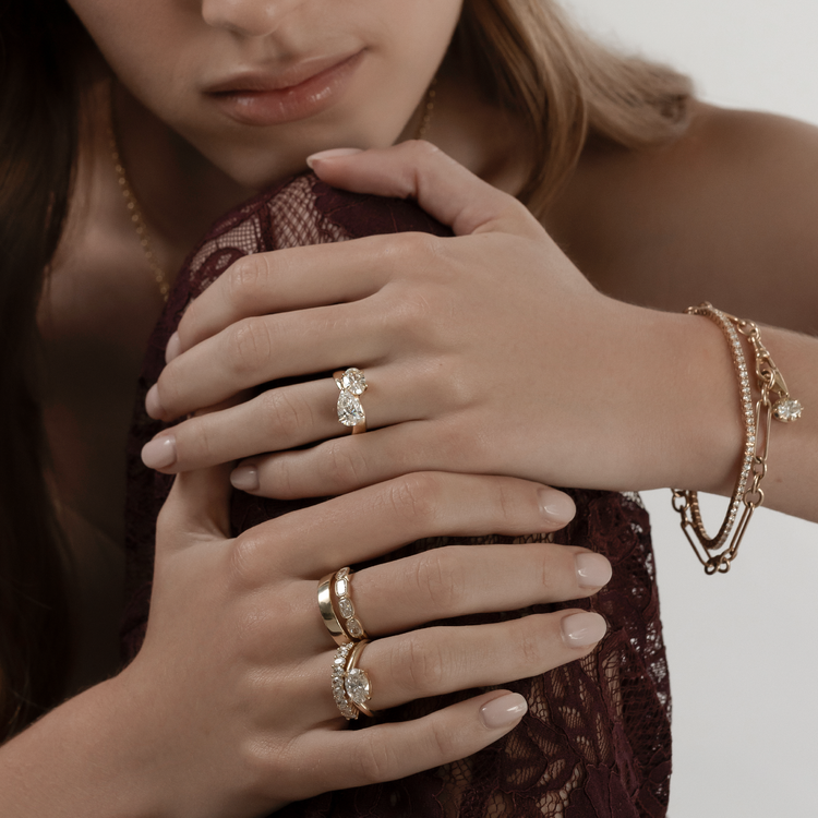 Moissanite Engagement Ring | Sustainable Luxury Jewelry 