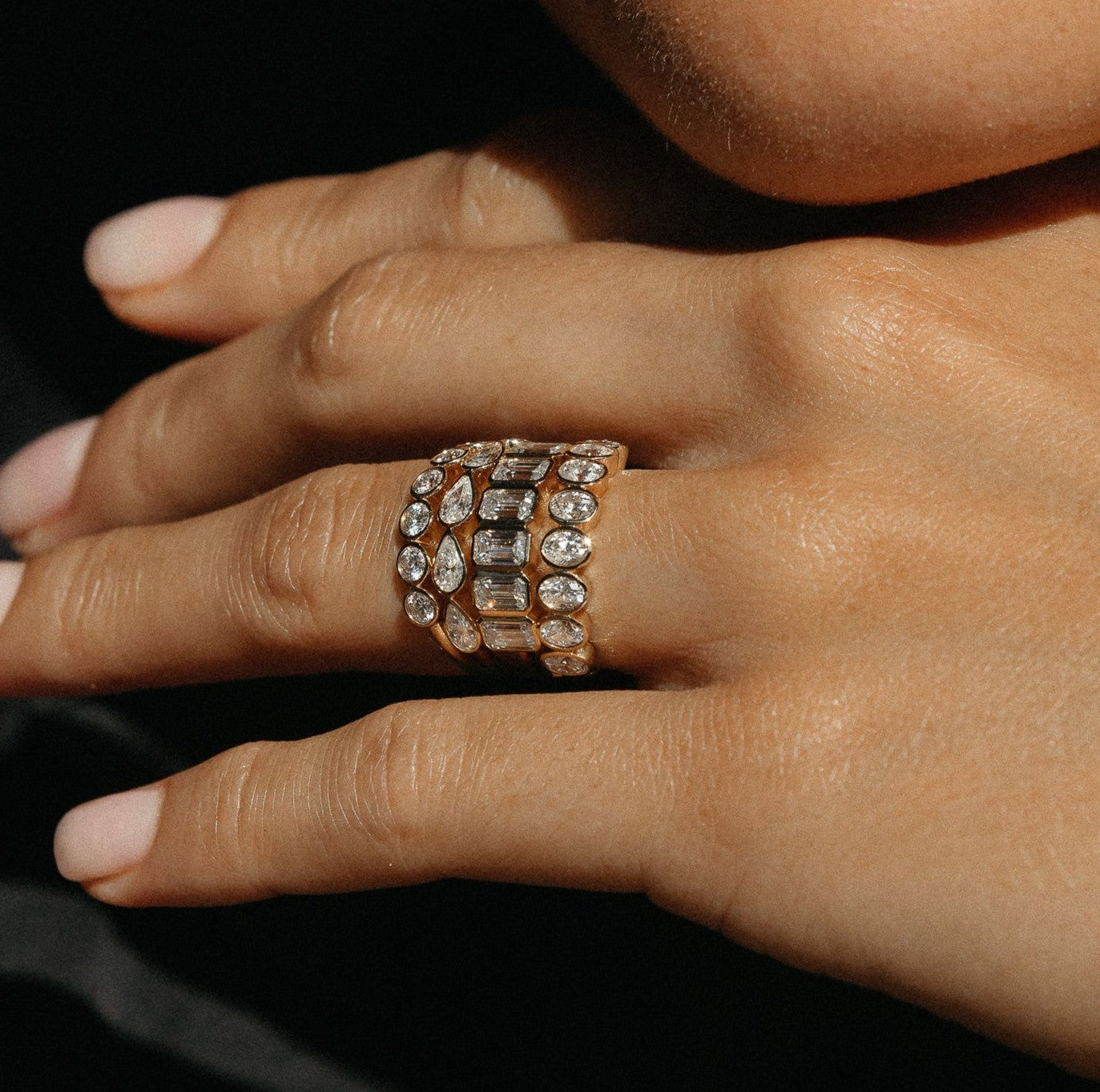 diamond wedding bands for women gold