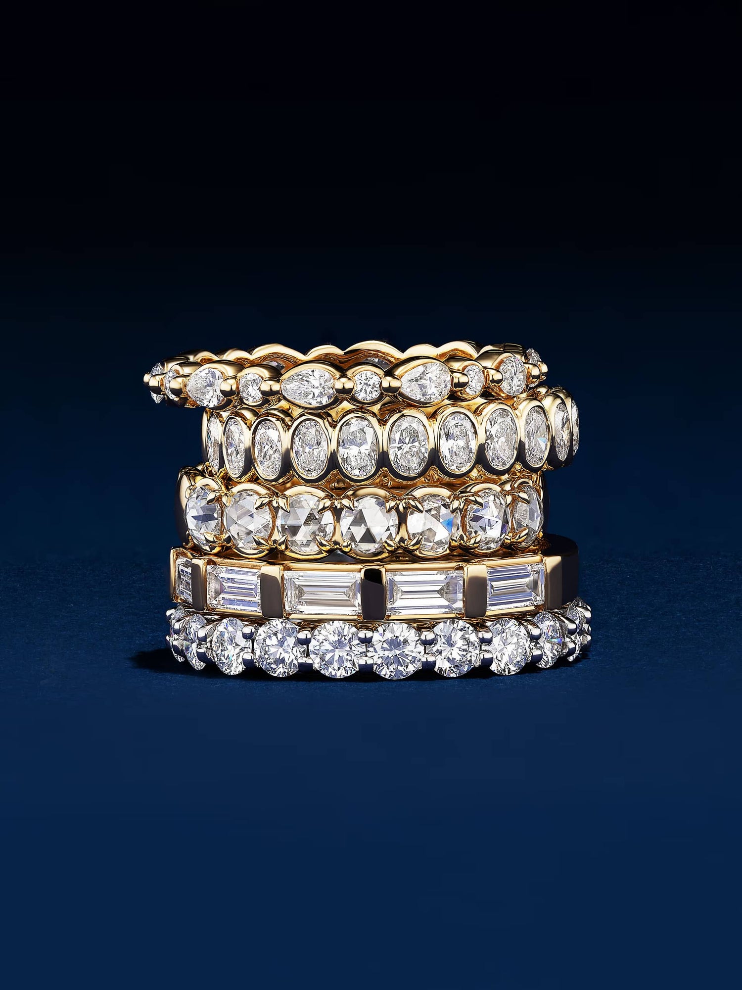 diamond wedding bands for women gold