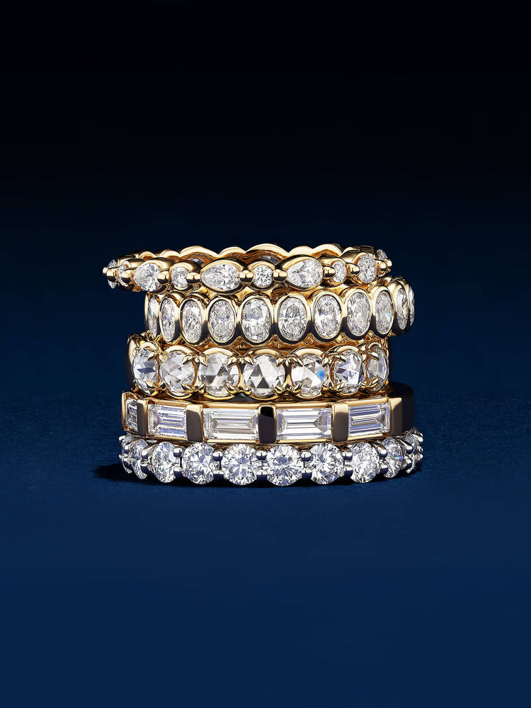 diamond wedding bands for women gold