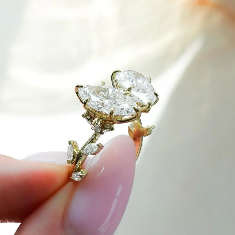 nature engagement rings | nature inspired engagement rings
