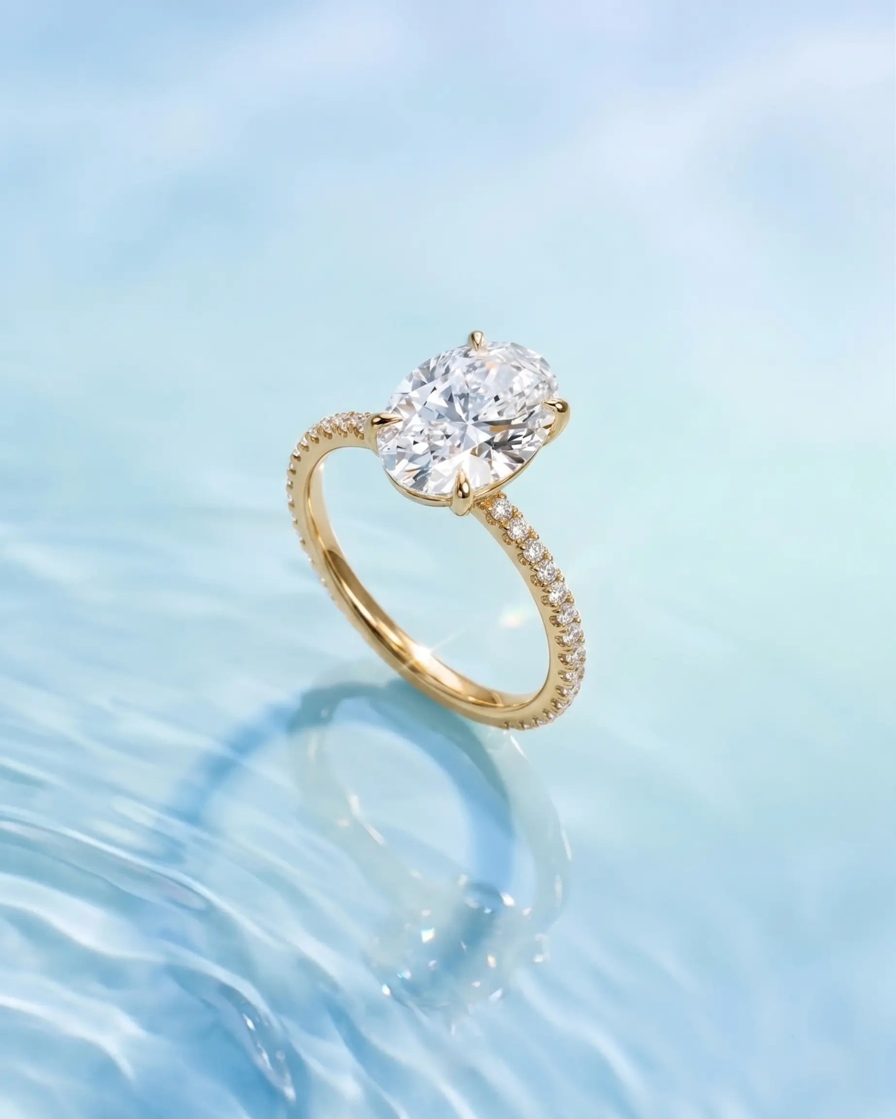 pave engagement rings