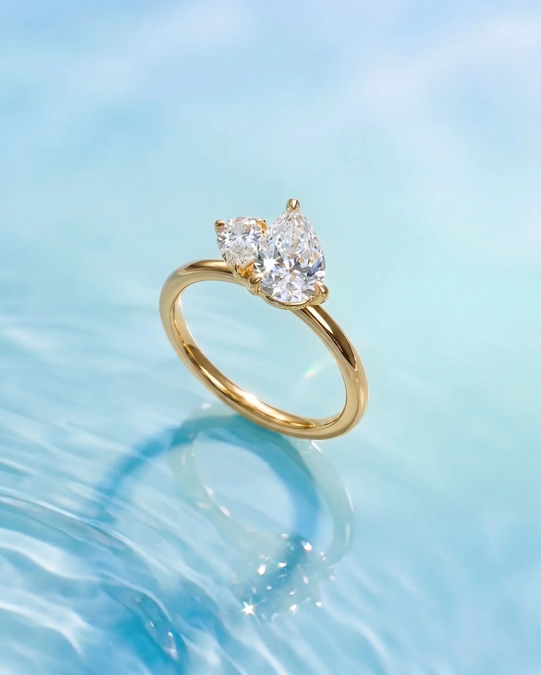 two stone engagement rings