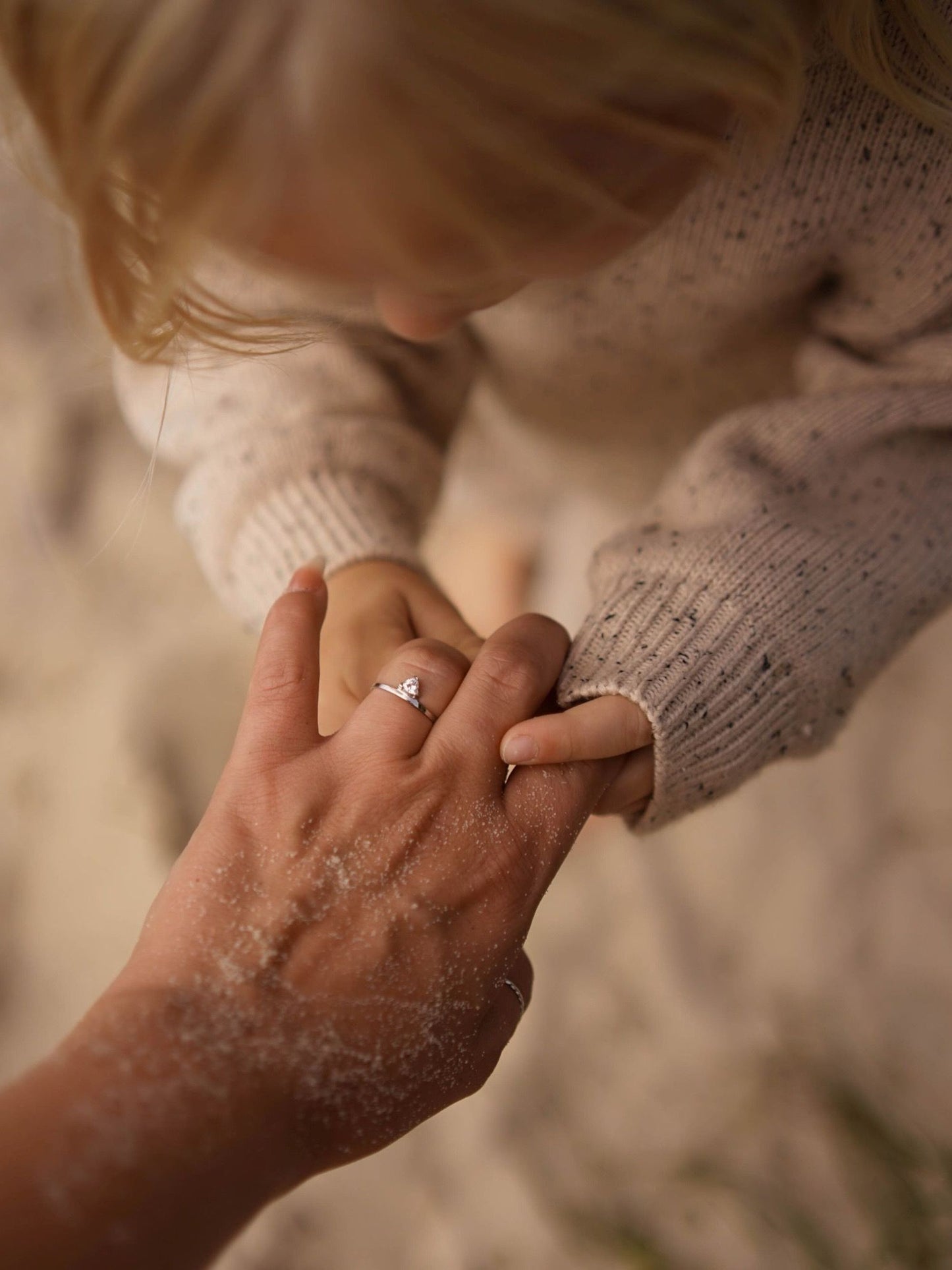 0.20 CT - 2.20 CT Trillion Cut Lab grown Diamond Solitaire Engagement Ring