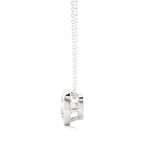1.08 CT Round Cut Moissanite Diamond Bezel Necklace
