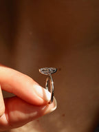 1 CT - 3 CT Marquise Cut Lab grown Diamond Solitaire Engagement Ring