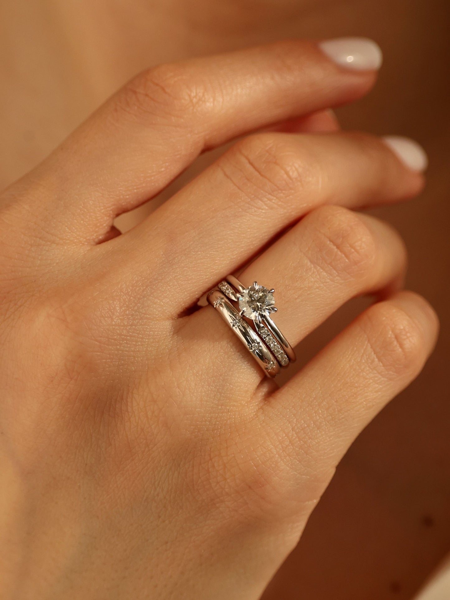 1.5 CT - 3.5 CT Round Cut Lab grown Diamond Solitaire Engagement Ring