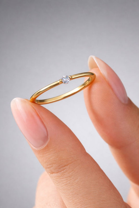 Round CVD Diamond Compass Wedding Band