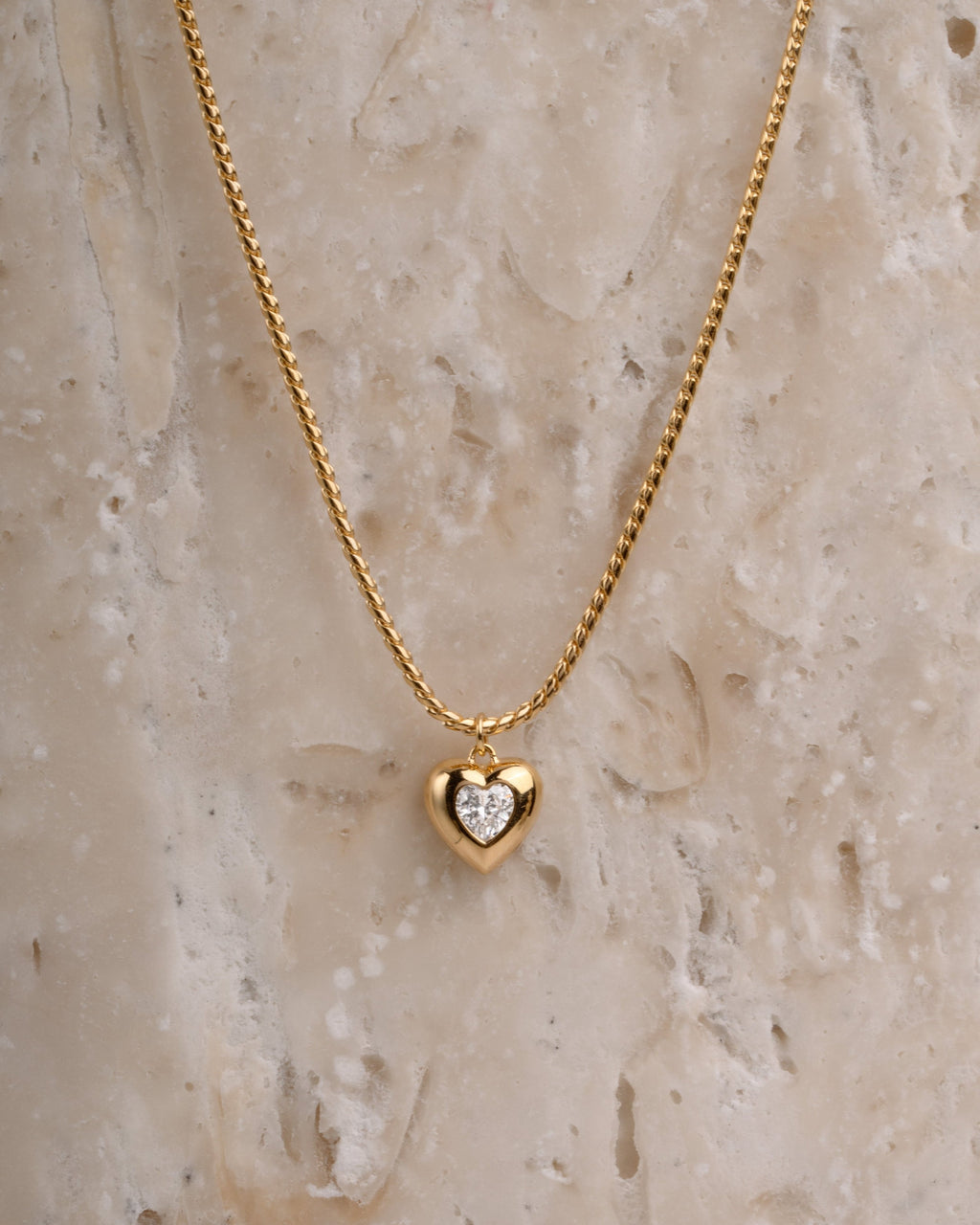 0.21 CT Heart Cut Moissanite Diamond Solitaire Pendant Necklace