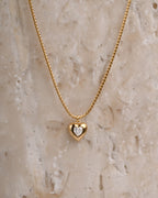 0.21 CT Heart Cut Moissanite Diamond Solitaire Pendant Necklace