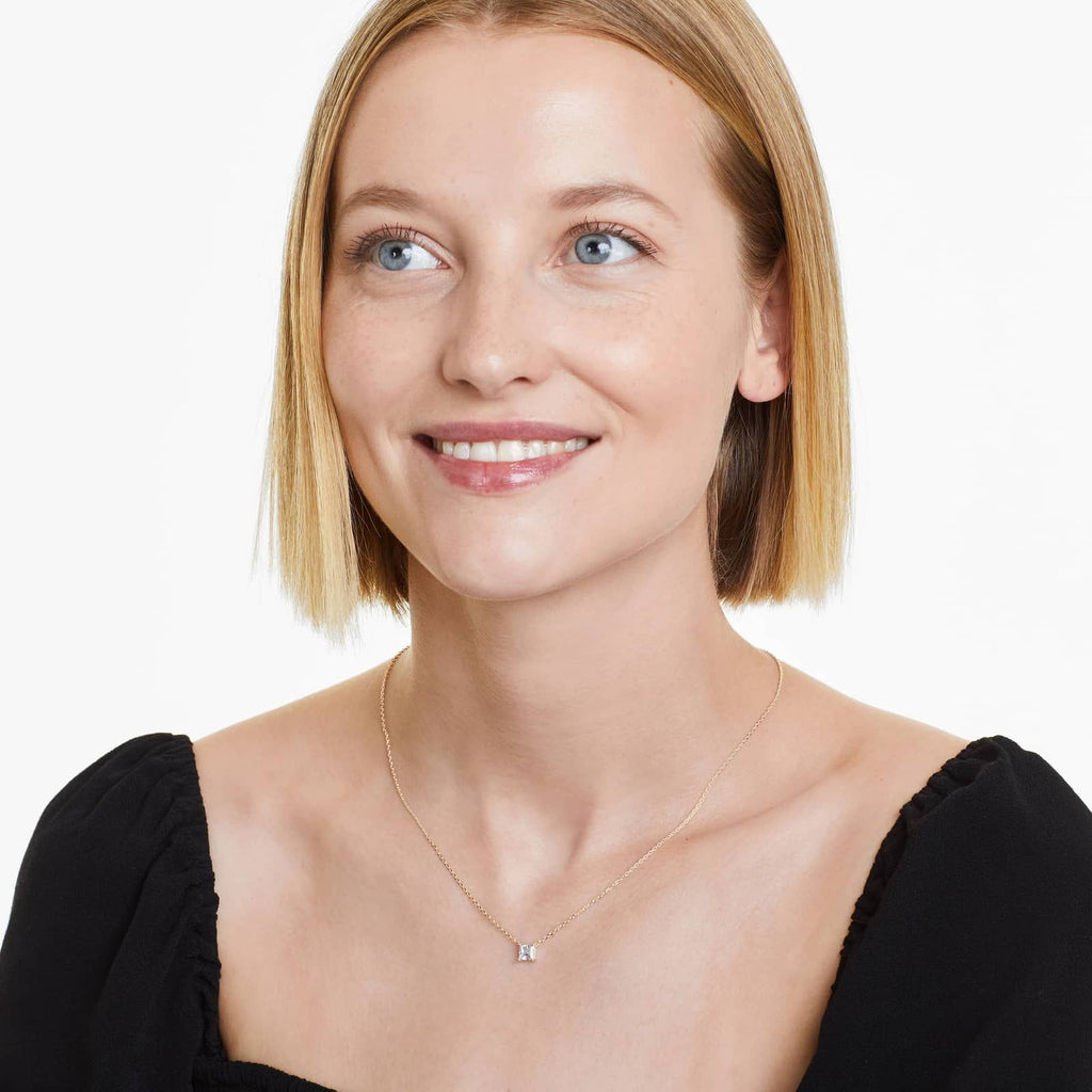 0.25 - 3.00 CT Princess Cut Moissanite Diamond Solitaire Necklace