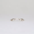 0.12 TCW Round & Pear CVD Diamond Curved Scattered Wedding Band