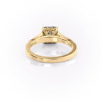 2 CT - 3 CT Asscher Cut Vintage Style Moissanite Engagement Ring