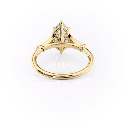 2 CT - 2.5 CT Marquise Cut Art Deco Style Moissanite Engagement Ring