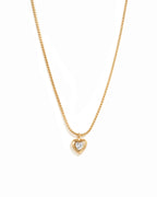 0.21 CT Heart Cut Moissanite Diamond Solitaire Pendant Necklace