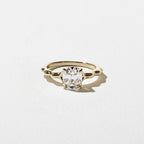 1.35 CT - 3.35 CT Cushion Cut Lab grown Diamond Solitaire Engagement Ring