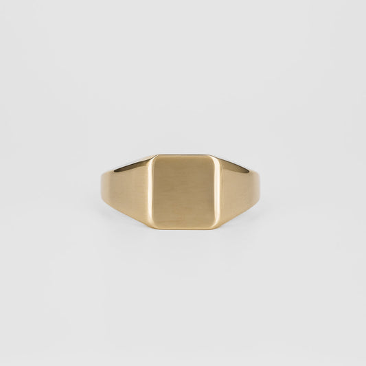 Signet Square Wedding Band For Men