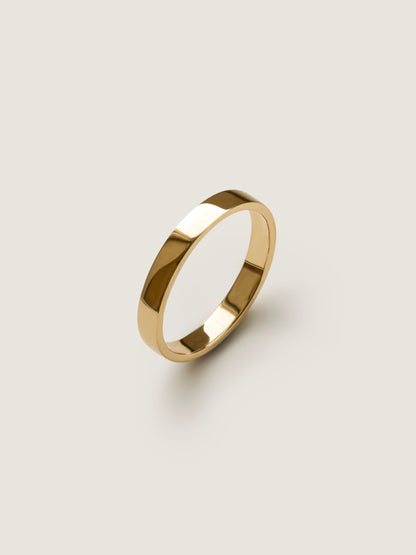 Plain Polished Wedding Band For Men