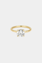 1.5 CT - 2.5 CT Round Cut Lab grown Diamond Solitaire Engagement Ring