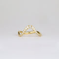 0.28 TCW Round CVD Diamond Curved Pave Wedding Band