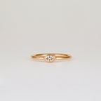 0.08 CT - 2.08 CT Marquise Cut Lab grown Diamond Solitaire Bezel Setting Engagement Ring