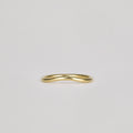 Plain Curved Wedding Band