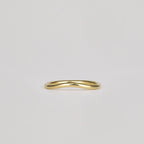 Plain Curved Wedding Band