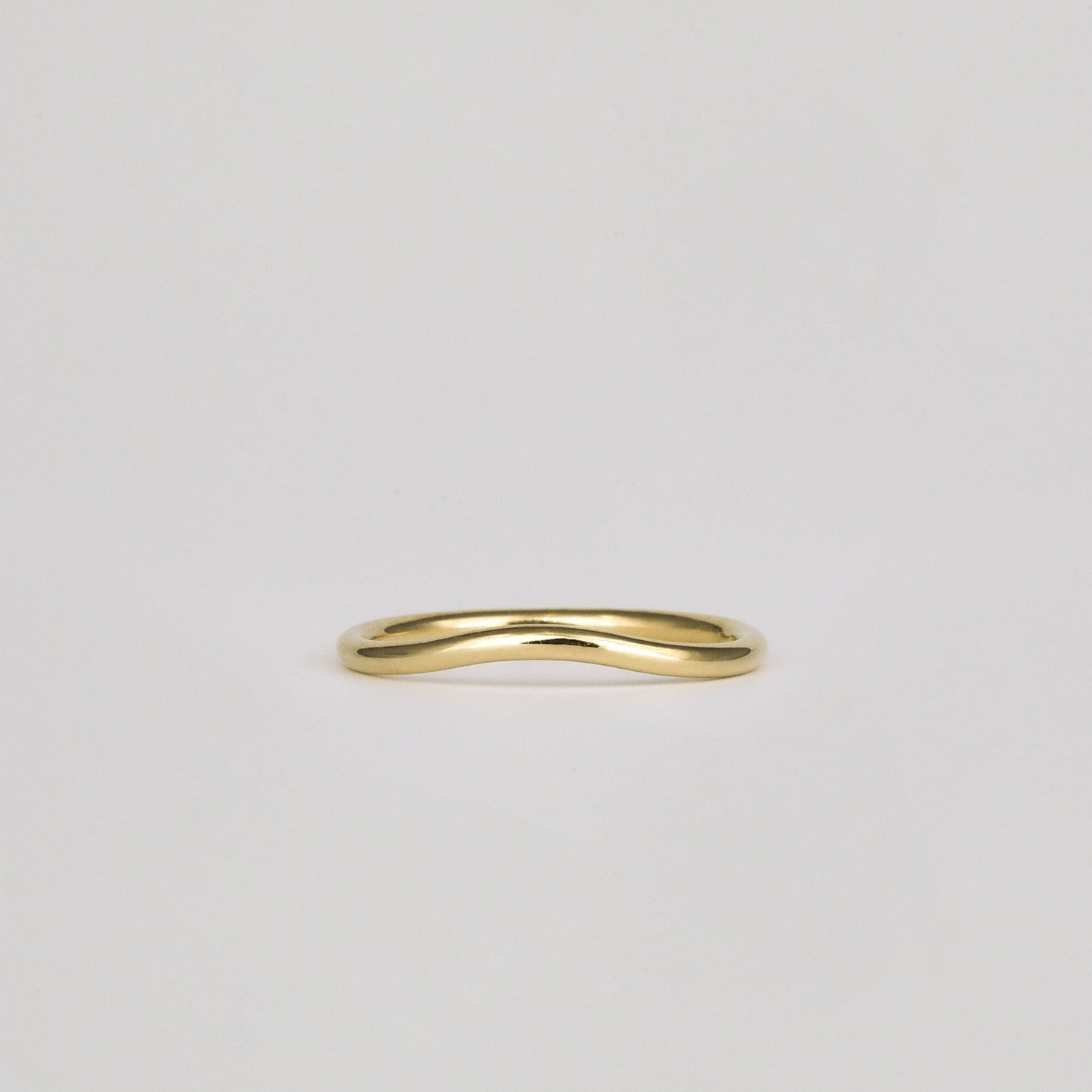 Plain Curved Wedding Band