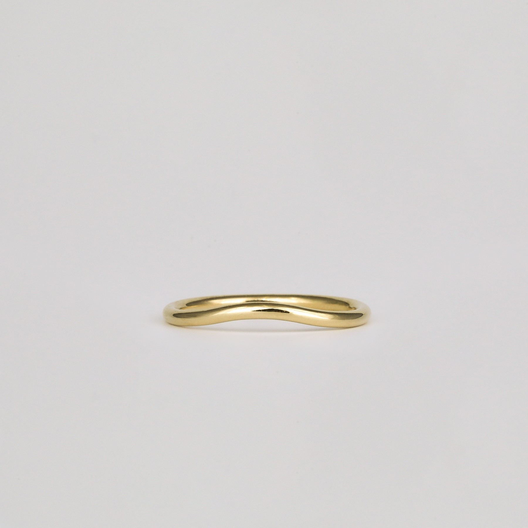 Plain Curved Wedding Band