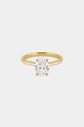 1.2 CT - 2.2 CT Oval Cut Lab grown Diamond Solitaire Engagement Ring