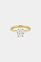 1.2 CT - 2.2 CT Oval Cut Lab grown Diamond Solitaire Engagement Ring