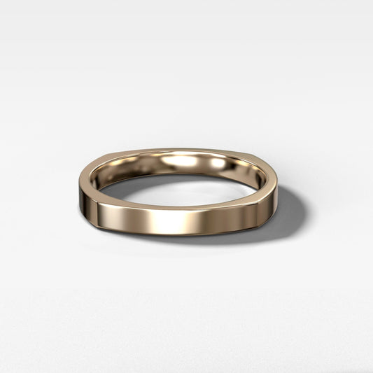 Square Silhouette Wedding Band