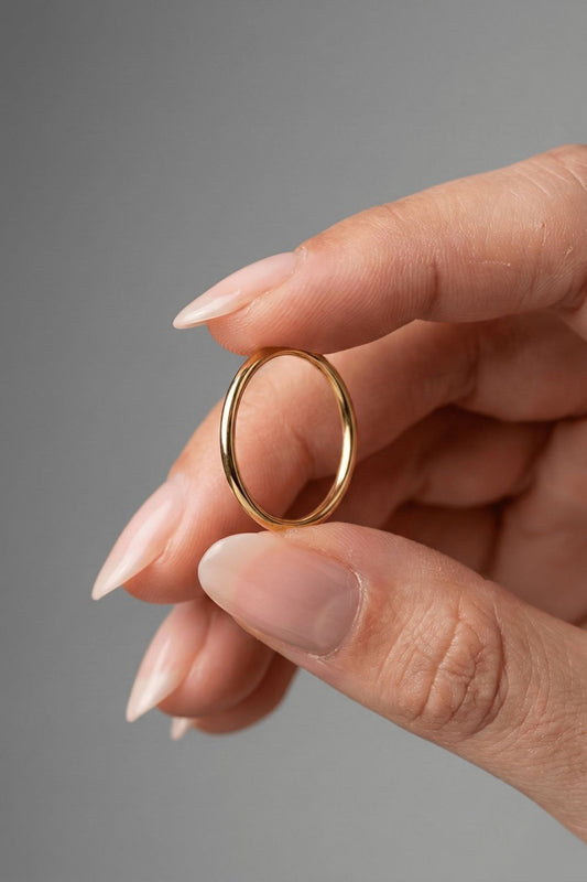 Plain Slim Wedding Band