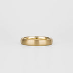 Plain Brushed Matte Wedding Band For Men