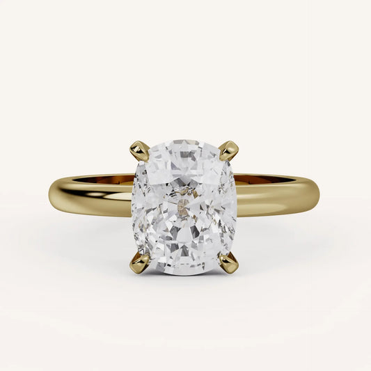 1.5 CT - 3 CT Oval Cut Lab grown Diamond Solitaire Engagement Ring