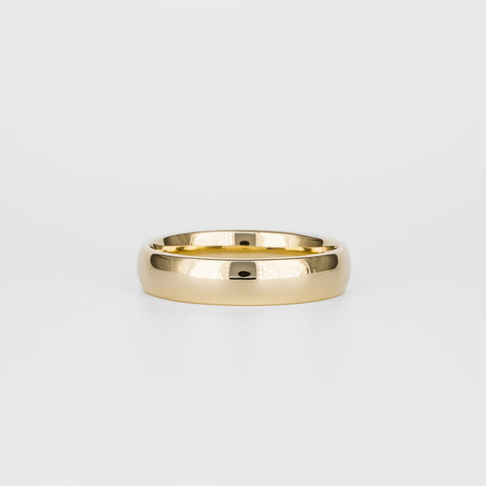 Plain Classic Polished Wedding Band For Men