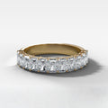 1.4 TCW Radiant CVD Diamond Petite Shared Prong Wedding Band