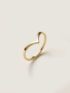 Chevron Plain Wedding Band
