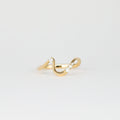 0.11 TCW Round CVD Diamond Curved Unique Style Scattered Wedding Band