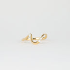 0.11 TCW Round CVD Diamond Curved Unique Style Scattered Wedding Band