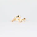 Plain Organic Curved Wedding Band