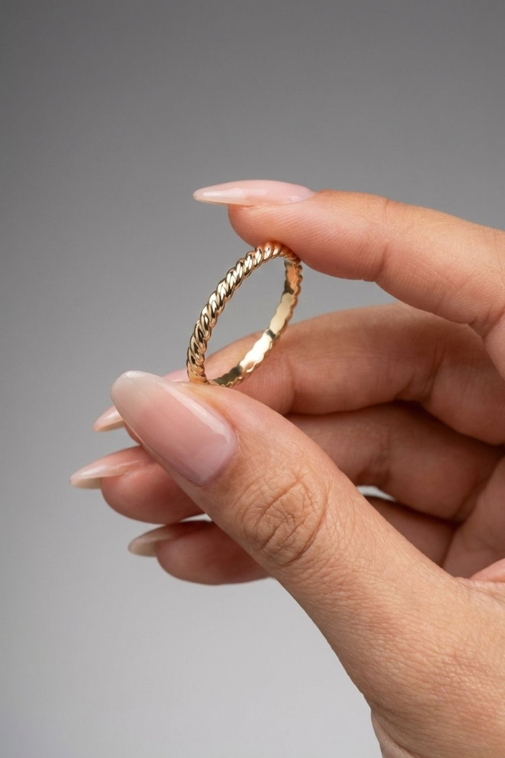 Twisted Rope Wedding Band