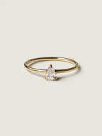 0.20 CT - 2.20 CT Pear Cut Lab grown Diamond Solitaire Engagement Ring