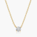 0.25 - 3.00 CT Round Cut Moissanite Diamond Solitaire Necklace