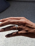 2 CT Elongated Cushion Cut Pave Dainty Style Moissanite Engagement Ring